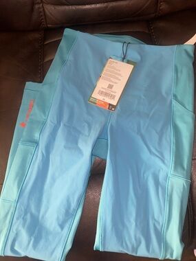Cotopaxi Verso Hike Tight Womens Small Poolside Blue Leggings